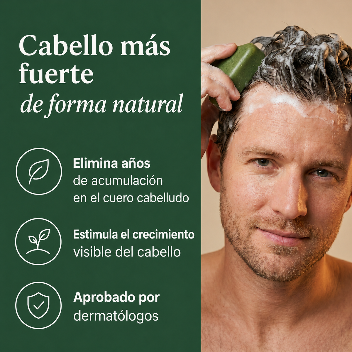 Shampoo Sólido Revitalizante (Fórmula Coreana)