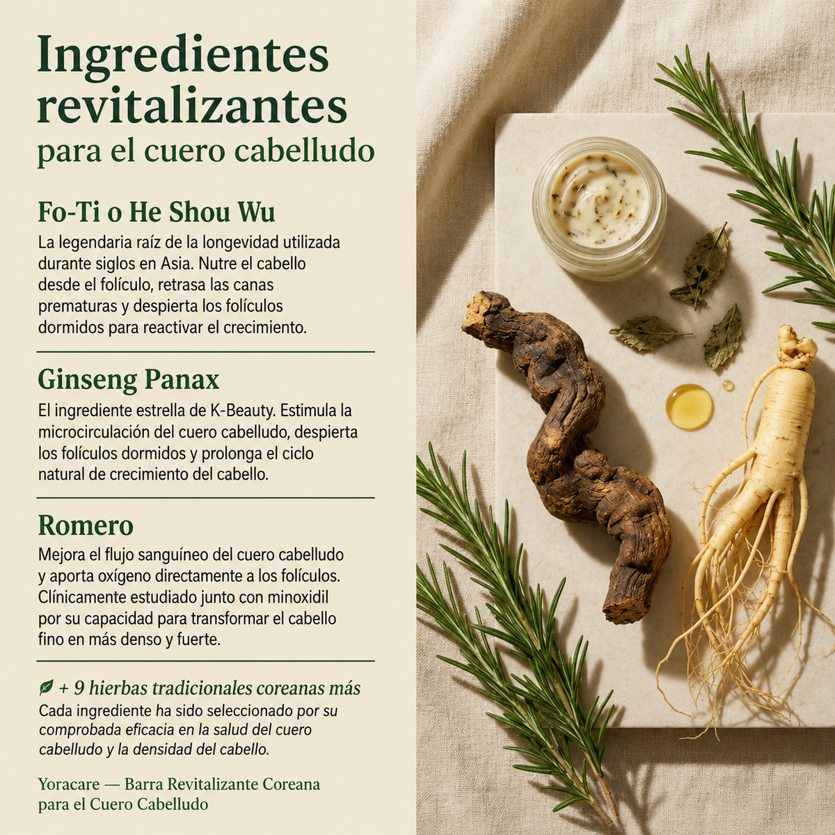 Shampoo Sólido Revitalizante (Fórmula Coreana)